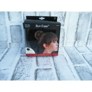 NEW by MIA BEAUTY, BUN EASE BLACK EXTRA LARGE (XL) 4.5" UPDO STYLING TOOL (6PCS)